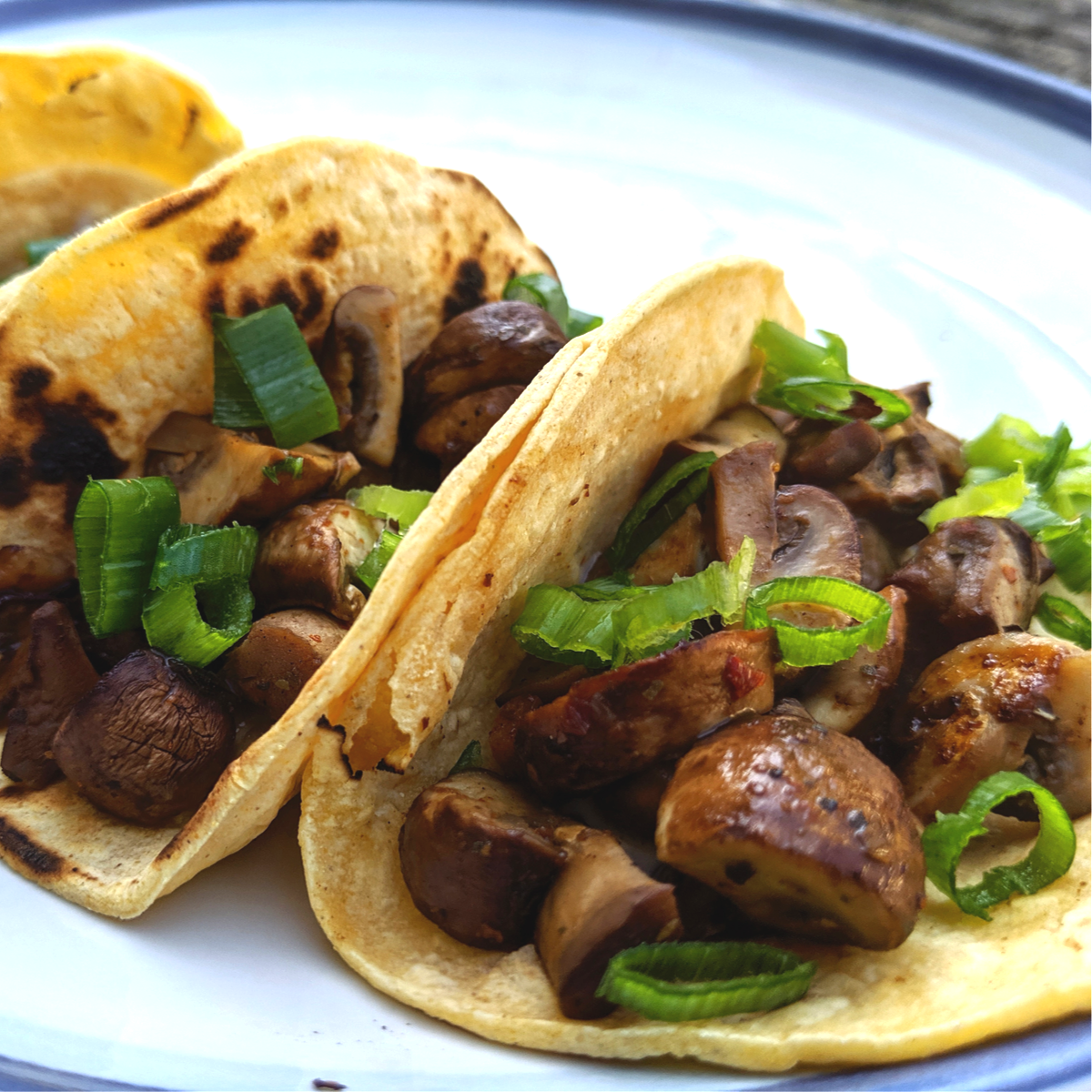 Wild Mushroom & Caramelized Onion Tacos Bistro GoFood Marketplace