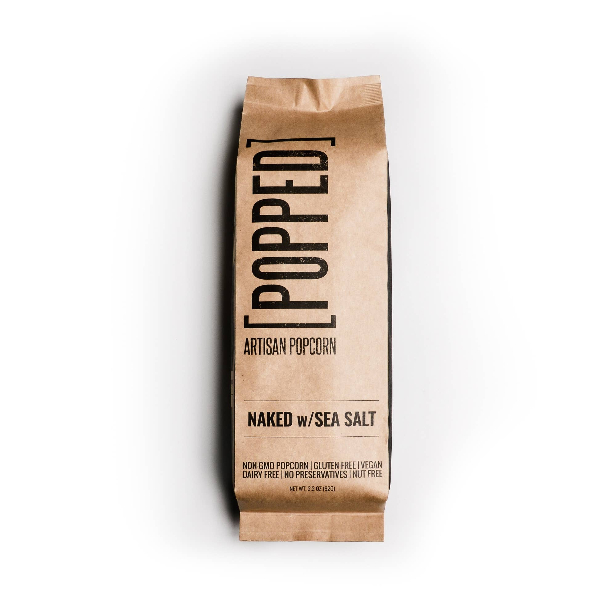 Naked W/ Sea Salt Artisan Popcorn POPPED Artisan Popcorn Bistro